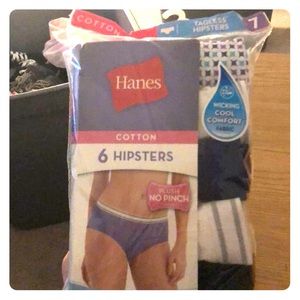Sz7 never worn, original package hipster panties
